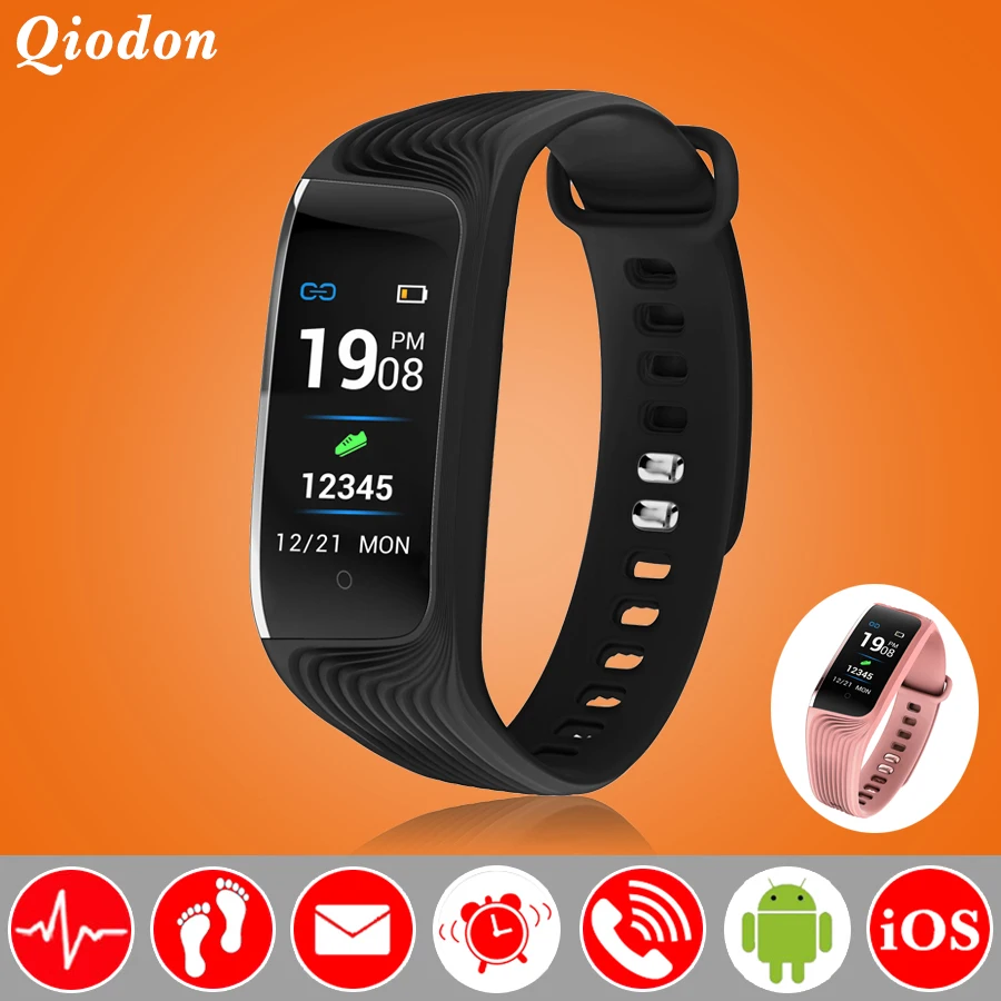 Fashion New Color Screen Smart Fitness Bracelet Heart Rate Monitor Motion Tracking Smart Band Wristband Pedometer Smartband
Fashion New Color Screen Smart Fitness Bracelet Heart Rate Monitor Motion Tracking Smart Band Wristband Pedometer Smartband