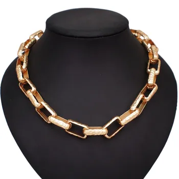 Punk Metal Chain Choker Necklaces For Women Gold Color Alloy Maxi Bib Statement Collar Necklaces Party Fashion Jewelry UKMOC
Punk Metal Chain Choker Necklaces For Women Gold Color Alloy Maxi Bib Statement Collar Necklaces Party Fashion Jewelry UKMOC