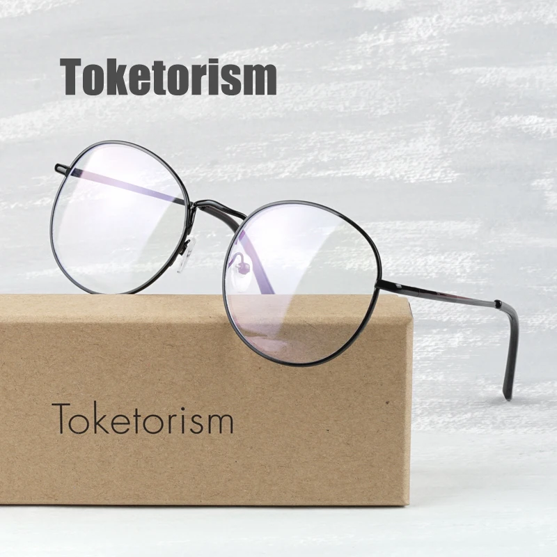 Toketorism blue blocking glasses metal frame spring hinges eye frames men women 137761
Toketorism blue blocking glasses metal frame spring hinges eye frames men women 137761