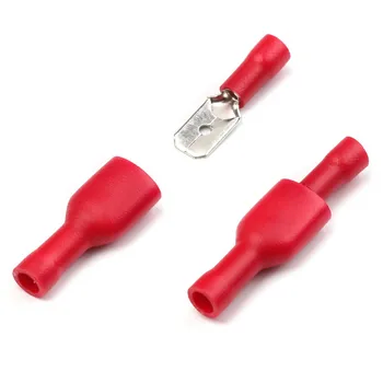 100pcs Red Female + Male Spade Insulated Electrical Crimp Terminal Connectors Wiring Cable Plug 22-18 AWG
100pcs Red Female + Male Spade Insulated Electrical Crimp Terminal Connectors Wiring Cable Plug 22-18 AWG