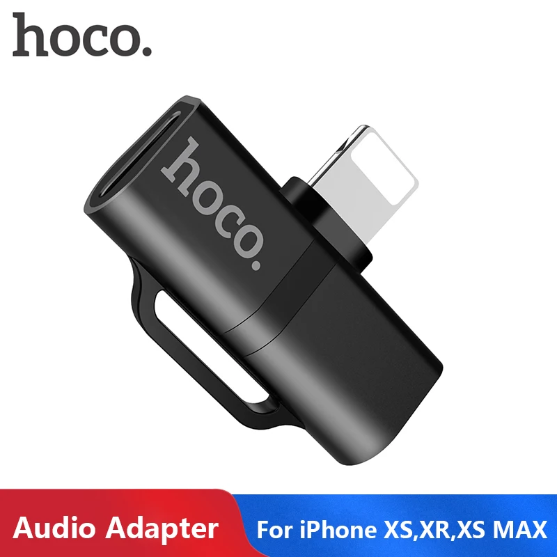HOCO For Lightning Adapter 2 in 1 Charging Audio Adapter For iPhone Xs Max XR X 8 7 Charger Splitter Headphone Converter Adapter
HOCO For Lightning Adapter 2 in 1 Charging Audio Adapter For iPhone Xs Max XR X 8 7 Charger Splitter Headphone Converter Adapter
