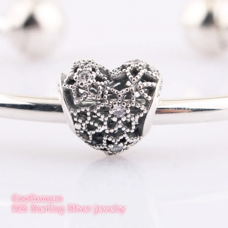 Autumn Original 925 Sterling Silver Blooming Heart Charm, Clear CZ Beads Fit Pandora Charms Bracelet Diy Jewelry Making
Autumn Original 925 Sterling Silver Blooming Heart Charm, Clear CZ Beads Fit Pandora Charms Bracelet Diy Jewelry Making