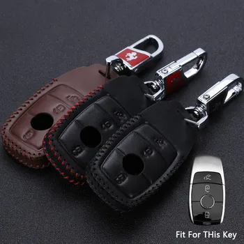 Leather Car Key Shell Cover with Horse Pattern Keychain Holder Key Case For Mercedes Benz New E Class E200 E260 E300 E320
Leather Car Key Shell Cover with Horse Pattern Keychain Holder Key Case For Mercedes Benz New E Class E200 E260 E300 E320