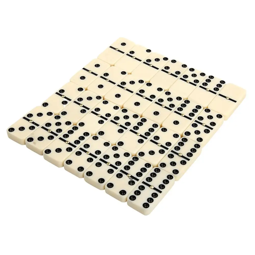 28 Piece Mini Dominoes Set with Black Spots Dots Traditional Game Entertainment Playing chess Recreational Travel Game Toy
28 Piece Mini Dominoes Set with Black Spots Dots Traditional Game Entertainment Playing chess Recreational Travel Game Toy