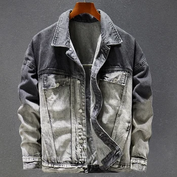 New Brand Mens Automotive Jeans Coats European Personality Men Jackets Jeans Spring Autumn Mans Denim Jacket Coats Fashion C1722
New Brand Mens Automotive Jeans Coats European Personality Men Jackets Jeans Spring Autumn Mans Denim Jacket Coats Fashion C1722