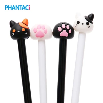 4Pcs/lot Kawaii Cat Gel Pen Lovely Claw Black Ink Pens For Writing Stationery Girl Pen Office School Supplies
4Pcs/lot Kawaii Cat Gel Pen Lovely Claw Black Ink Pens For Writing Stationery Girl Pen Office School Supplies
