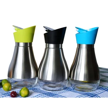 European - style stainless steel sauce pots vinegar pot seasoning bottles spices three - color optional kitchen supplies 400ML
European - style stainless steel sauce pots vinegar pot seasoning bottles spices three - color optional kitchen supplies 400ML