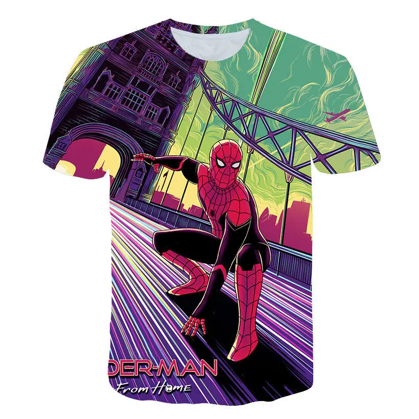 2019 Newest Spider-Man: Far From Home t-shirt 3D Printed T-shirts Men Women Casual Shirt Short Sleeve Tees Spider man Tops
2019 Newest Spider-Man: Far From Home t-shirt 3D Printed T-shirts Men Women Casual Shirt Short Sleeve Tees Spider man Tops