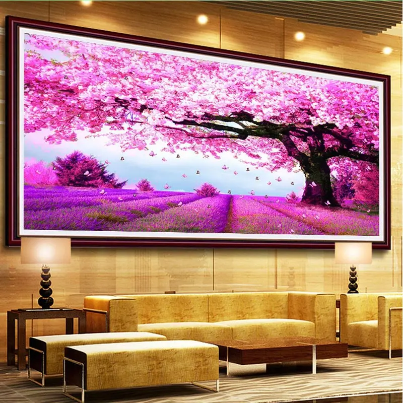 D SH Landscape Diamond Painting Romantic Purple Cherry Trees Butterfly Square/Round Diamond Cross Stitch Living Room Home Decor
D SH Landscape Diamond Painting Romantic Purple Cherry Trees Butterfly Square/Round Diamond Cross Stitch Living Room Home Decor