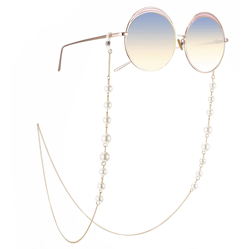 Korean hipster retro lolita Eyeglass Chain pearl chain accessories sunglasses anti-skid hanging neck chain
Korean hipster retro lolita Eyeglass Chain pearl chain accessories sunglasses anti-skid hanging neck chain
