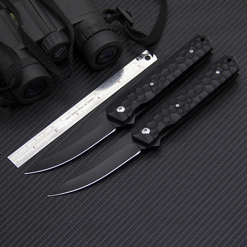 EDC D2 Steel Folding Knife Ball Bearing Tactical Knife G10 Handle Outdoor Utility Knives Survival Knives Tools Self Defense
EDC D2 Steel Folding Knife Ball Bearing Tactical Knife G10 Handle Outdoor Utility Knives Survival Knives Tools Self Defense