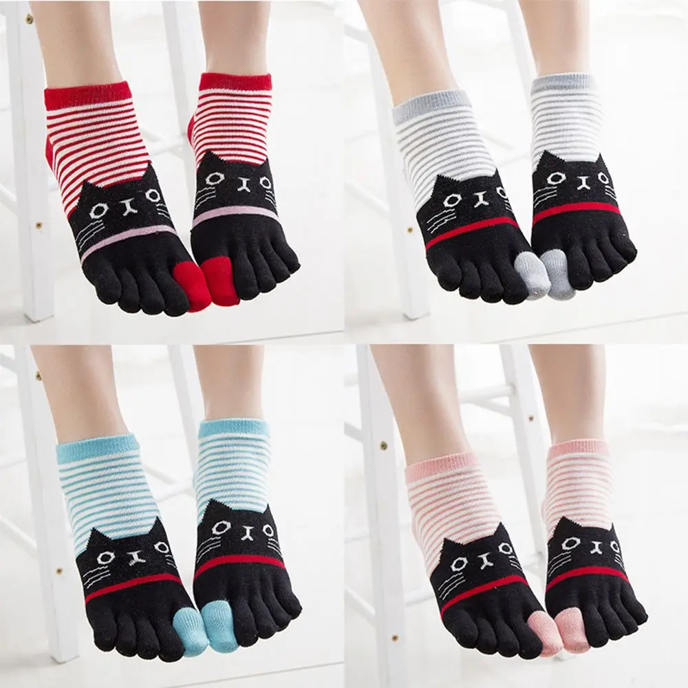 Fashion Lady Women Girls Cartoon Cat Toe Socks Five Finger Cotton Funny Socks Hot Sale Business Casual Europe Wild Sock
Fashion Lady Women Girls Cartoon Cat Toe Socks Five Finger Cotton Funny Socks Hot Sale Business Casual Europe Wild Sock