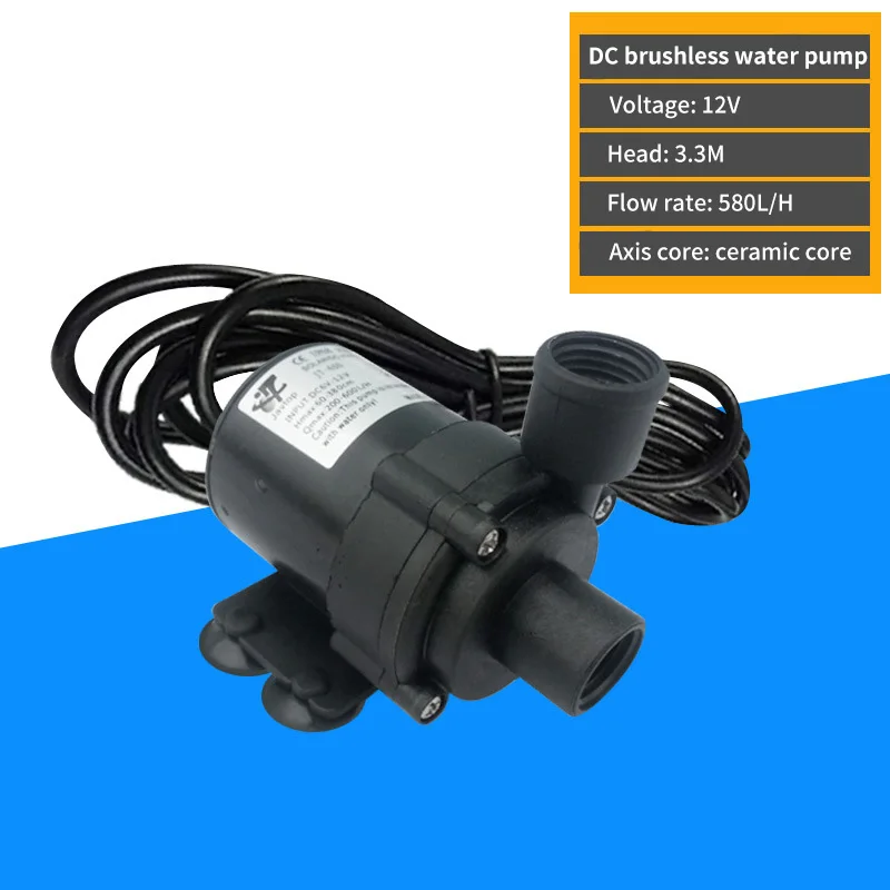 12V 4W DC Micro Submersible Pump Ultra-quiet 20 Decibel Three-phase Plumbing Mattress Pump Computer Circulating Water Pump 
12V 4W DC Micro Submersible Pump Ultra-quiet 20 Decibel Three-phase Plumbing Mattress Pump Computer Circulating Water Pump