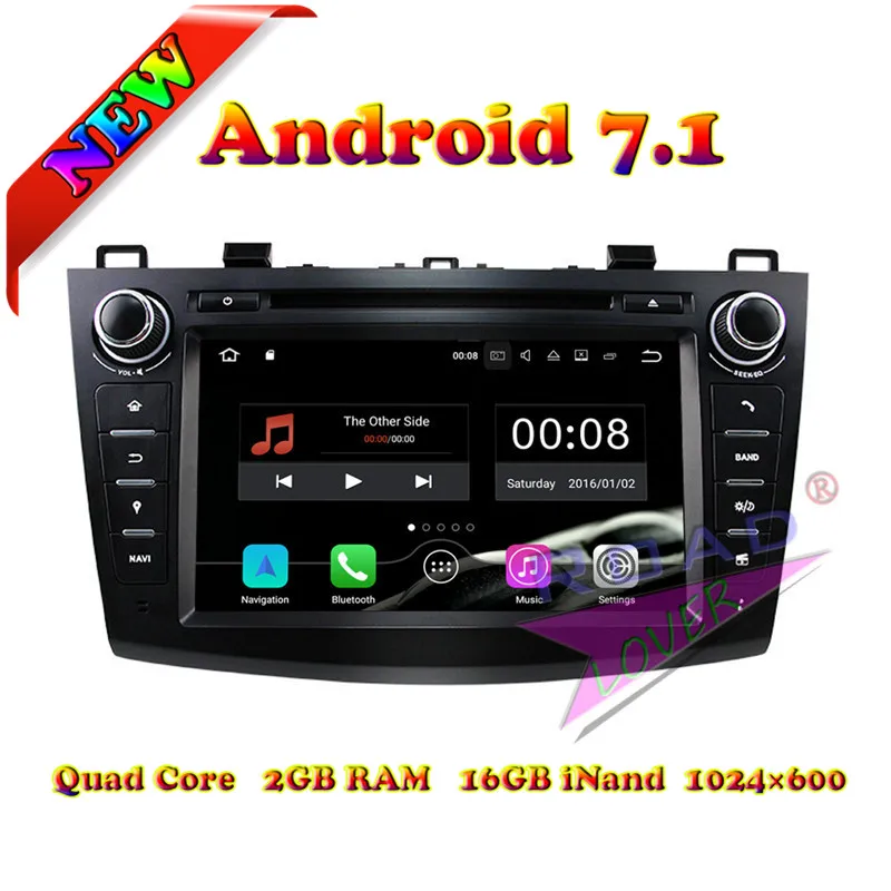 Wanusual 2G+16GB Quad Core Android 7.1 Car Head Unit DVD Player For Mazda 3 2010 2011 2012 2013 Stereo GPS Navigation Auto Radio
Wanusual 2G+16GB Quad Core Android 7.1 Car Head Unit DVD Player For Mazda 3 2010 2011 2012 2013 Stereo GPS Navigation Auto Radio