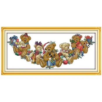 Wholesale Needlework,Stitch,11CT 14CT Cross Stitch,Sets For Embroidery Kits,Christmas Bears (2) Counted Cross-Stitching
Wholesale Needlework,Stitch,11CT 14CT Cross Stitch,Sets For Embroidery Kits,Christmas Bears (2) Counted Cross-Stitching