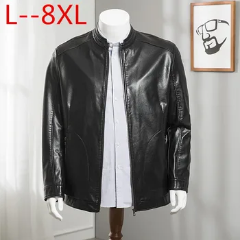 10XL 8XL Leather Jacket Men Design Stand Collar Male Casual Motorcycle Leather Jacket Mens Veste en cuir genuine jackets jaqueta
10XL 8XL Leather Jacket Men Design Stand Collar Male Casual Motorcycle Leather Jacket Mens Veste en cuir genuine jackets jaqueta