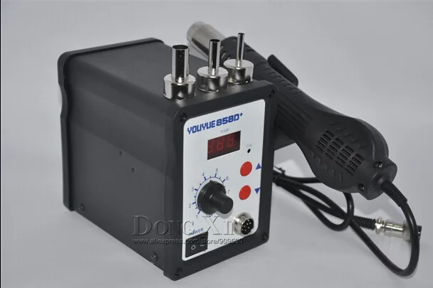 Бесплатная доставка паяльная станция 700 Вт Youyue 858D + ESD светодиодсветодиодный