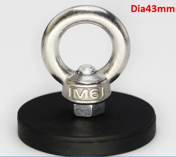 2PCS 8KGs Vertical Pulling Lifting Magnet Stand Dia43mm Holder Magnetic Pot w/. ring and rubber covered
2PCS 8KGs Vertical Pulling Lifting Magnet Stand Dia43mm Holder Magnetic Pot w/. ring and rubber covered