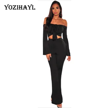 YOZIHAYL New Women Casual Bow Suit Fashion Breathable Full Length Long Sleeve Suit 2018 Summer Lady Streetwear Off Shoulder Suit
YOZIHAYL New Women Casual Bow Suit Fashion Breathable Full Length Long Sleeve Suit 2018 Summer Lady Streetwear Off Shoulder Suit