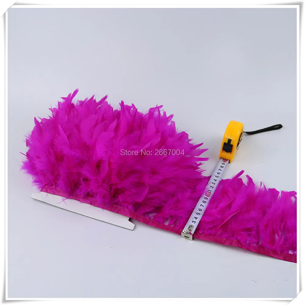 4 rose chandelle turkey feather trims 5