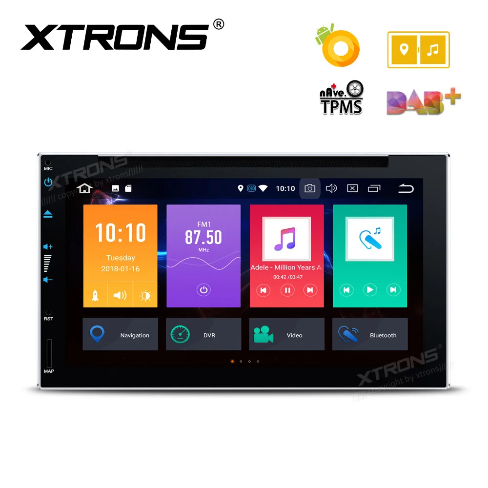 XTRONS 2 Din универсальный Радио Аудио 6 95 "Android 8 0 Восьмиядерный автомобильный