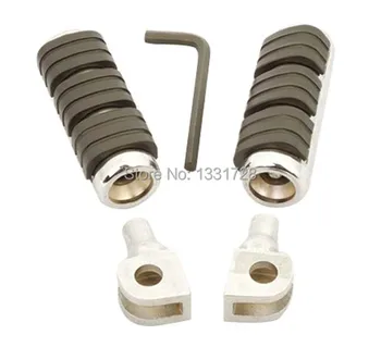 Chrome Wing Foot Pegs Rests For 1995-2005 kawasaki vulcan 800 custom (rear)
Chrome Wing Foot Pegs Rests For 1995-2005 kawasaki vulcan 800 custom (rear)