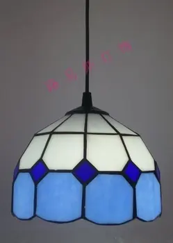 The special blue plaid chandeliers lamps Mediterranean minimalist restaurant lighting glass, Tiffany sink, children's room
The special blue plaid chandeliers lamps Mediterranean minimalist restaurant lighting glass, Tiffany sink, children's room