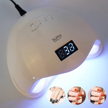 

SUN5 UV Lamp 48W LED Nail Dryer 24LEDs Manicure Lamp Double Light Auto Motion Drier For Curing nails Gel Polish Nail Art Tools