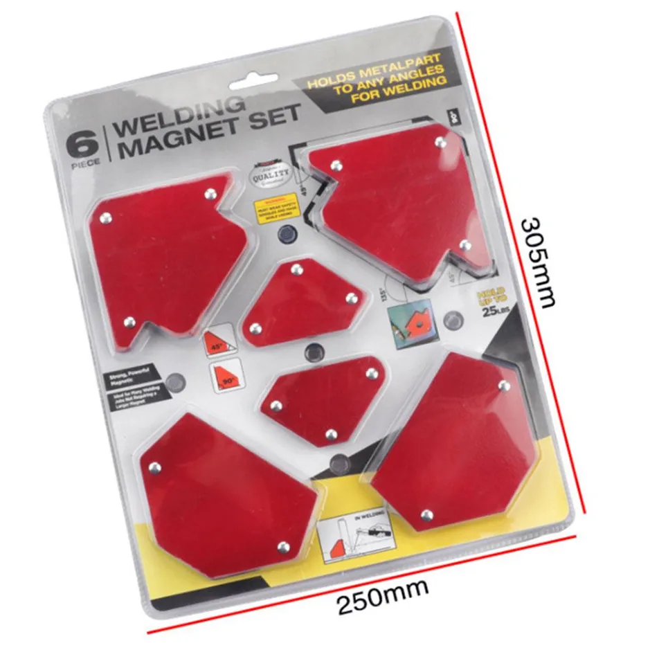 6 Pcs/Set Triangle Welding Positioner Magnetic Fixed Angle Soldering Locator Tools Without Switch Welding Accessories
6 Pcs/Set Triangle Welding Positioner Magnetic Fixed Angle Soldering Locator Tools Without Switch Welding Accessories