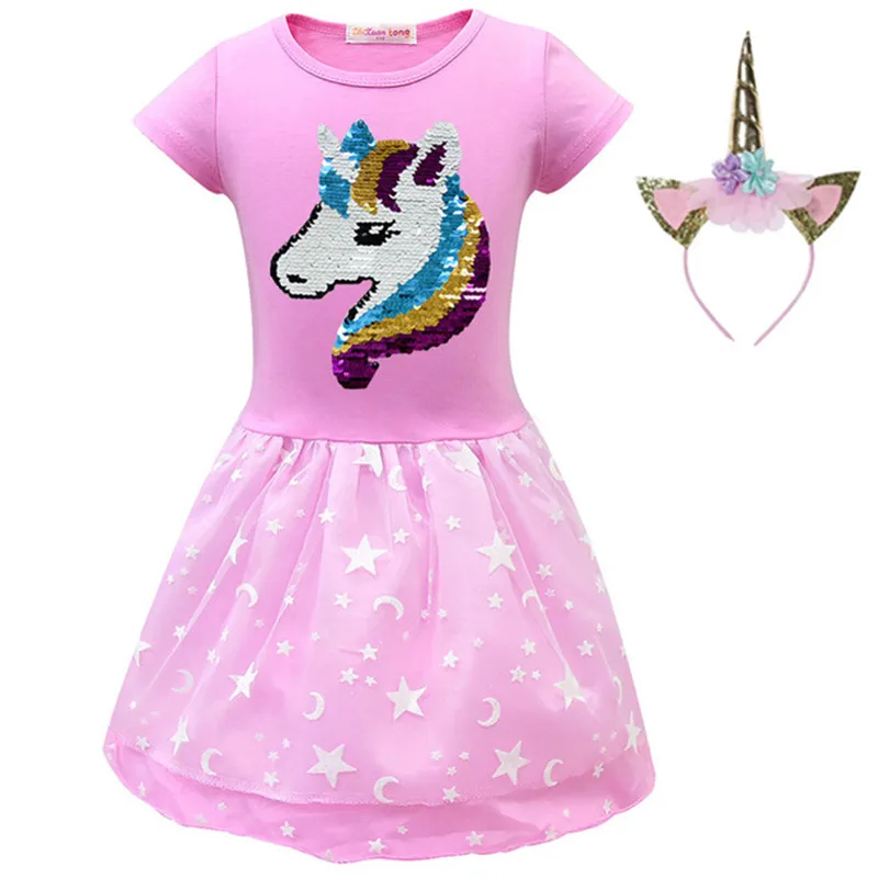 Unicorn Baby Kids Dresses For Girls Christmas Clothes Princess Party Dress Elegant Sequin Unicorn Girl Short Metal Sheets Dress
Unicorn Baby Kids Dresses For Girls Christmas Clothes Princess Party Dress Elegant Sequin Unicorn Girl Short Metal Sheets Dress