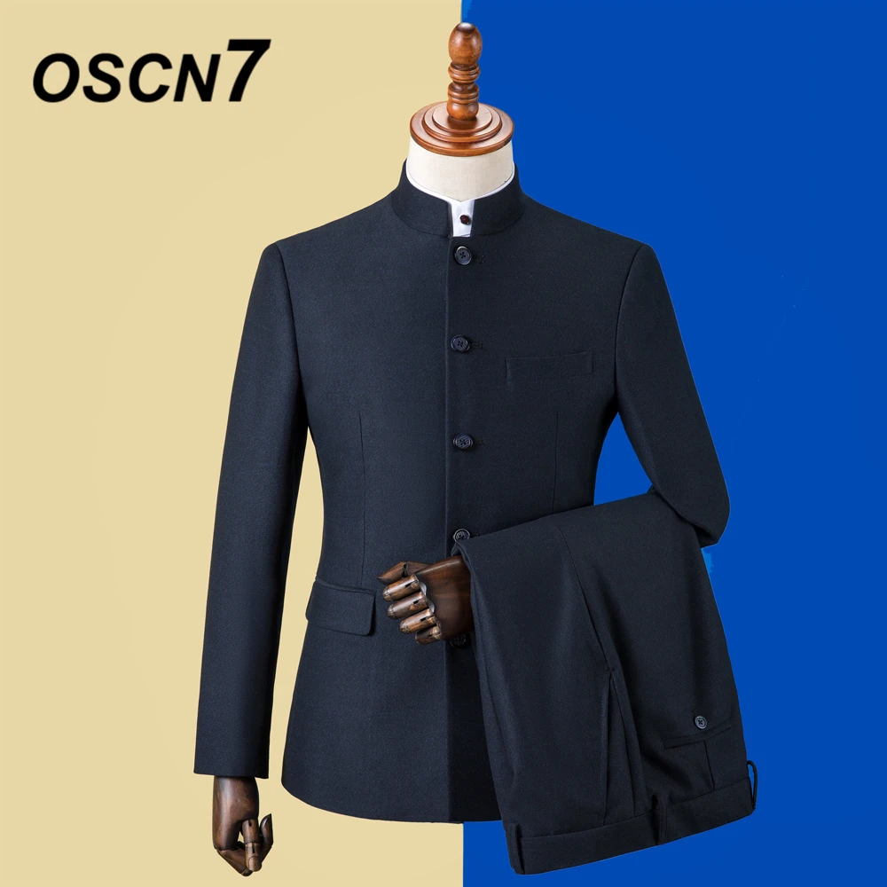 OSCN7 2019 Stand Custom Made Suits Men Slim Fit Wedding Party Mens Tailor Made Suit Fashion 3 Piece Blazer Pants Vest ZM-603
OSCN7 2019 Stand Custom Made Suits Men Slim Fit Wedding Party Mens Tailor Made Suit Fashion 3 Piece Blazer Pants Vest ZM-603