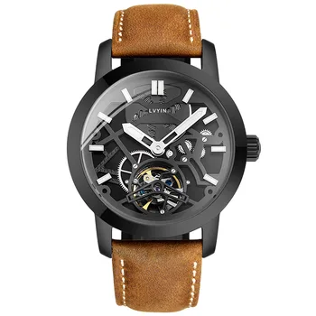 mens business wristwatch Automatic mechanical steel leather lvyin man brand watches waterproof Citizen movement
mens business wristwatch Automatic mechanical steel leather lvyin man brand watches waterproof Citizen movement