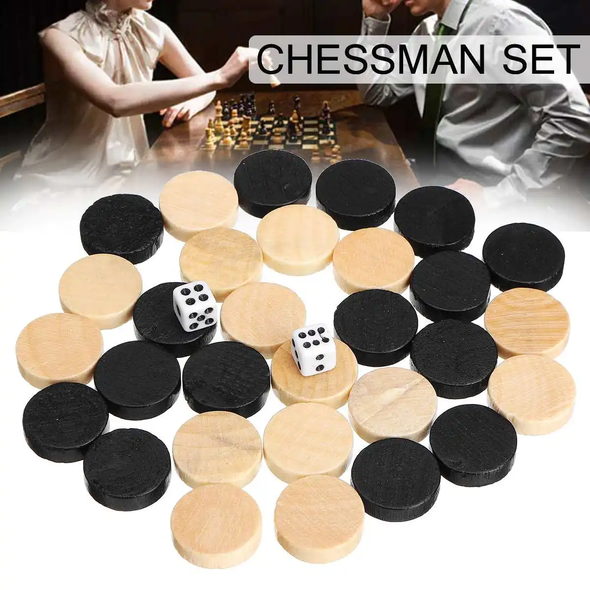 Chess Set Checkers Backgammon Chess 32 Pcs Checkers Backgammon Chess Piece for Kids Camping Learning Board Game
Chess Set Checkers Backgammon Chess 32 Pcs Checkers Backgammon Chess Piece for Kids Camping Learning Board Game