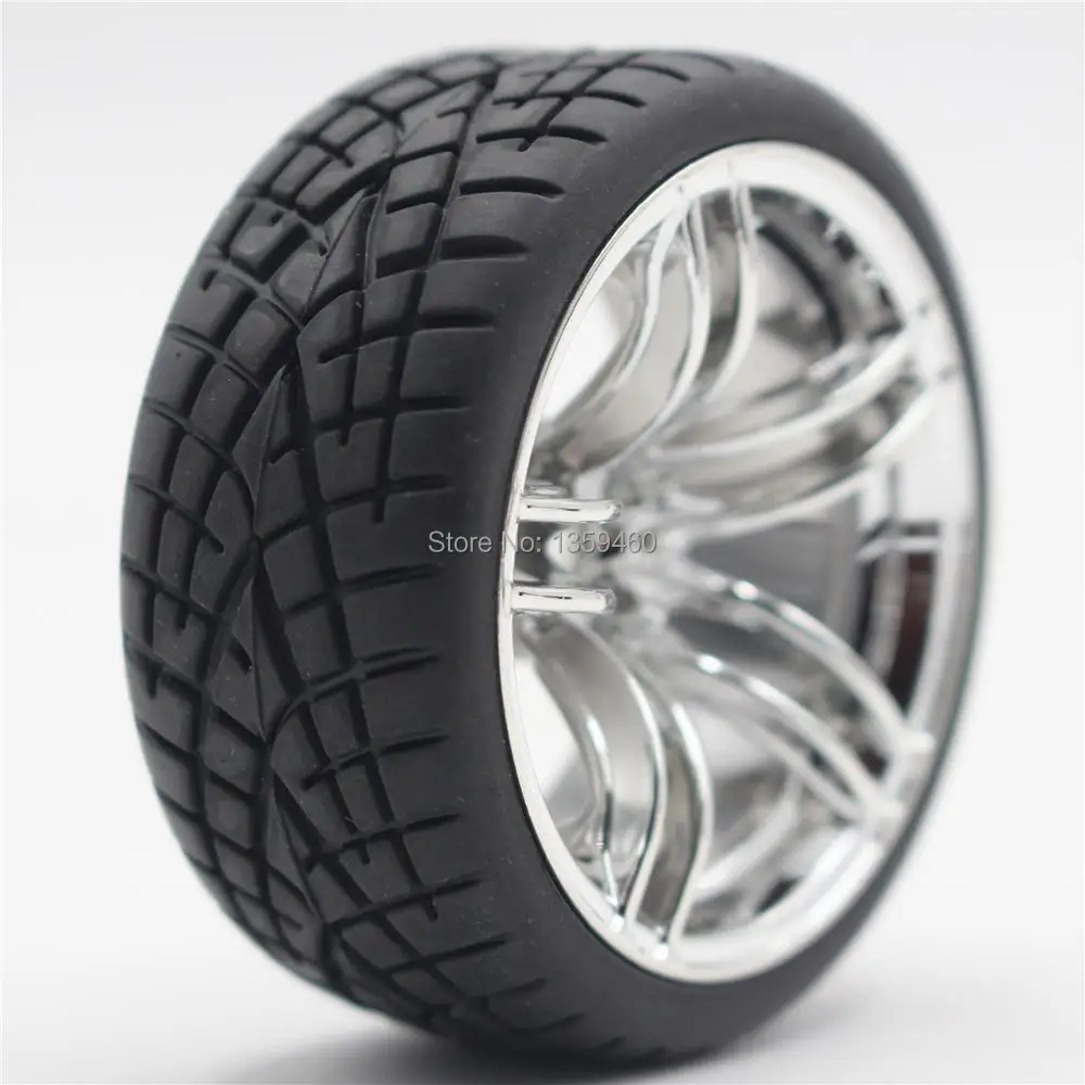 4pcs 1/10 RC Soft Rubber Touring Tire Tyre Wheel Rim WD5SC(Chrome) 3/6/9mm Offset for 1:10 Touring Car 10186+21002 
4pcs 1/10 RC Soft Rubber Touring Tire Tyre Wheel Rim WD5SC(Chrome) 3/6/9mm Offset for 1:10 Touring Car 10186+21002