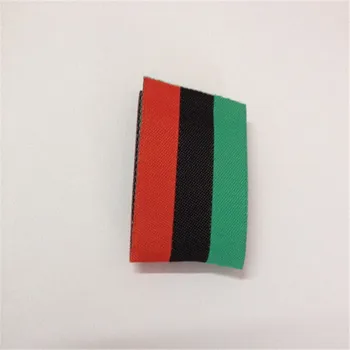 High Density Custom Three Color Strip Woven Label 
High Density Custom Three Color Strip Woven Label