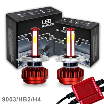 100W H4 HB2 9003 12000LM 6000K All-In-One LED Headlight Kit High Low Beam Bulbs Automotive LED Headlamps for Cars Auto
100W H4 HB2 9003 12000LM 6000K All-In-One LED Headlight Kit High Low Beam Bulbs Automotive LED Headlamps for Cars Auto