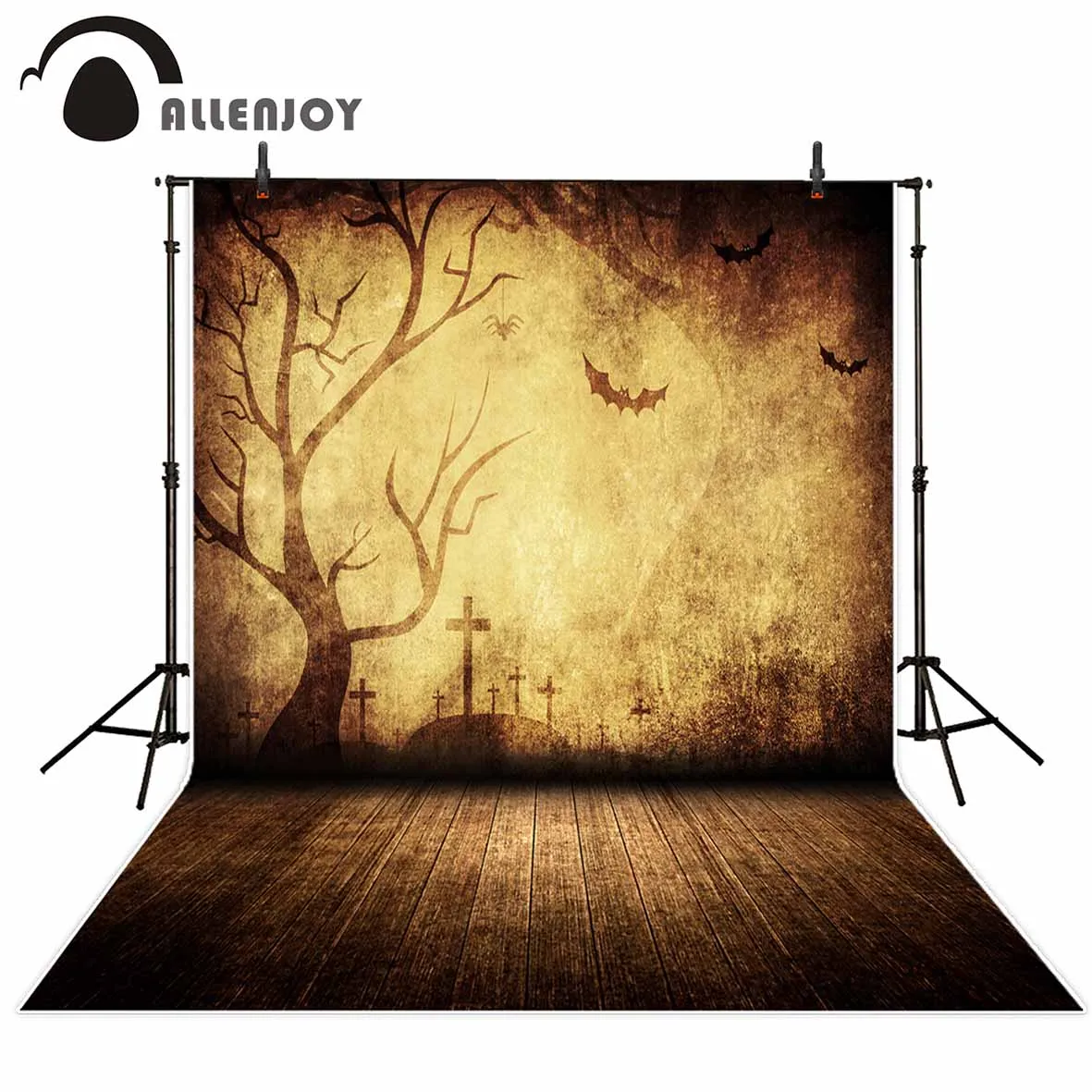 Allenjoy photography backdrop vintage Cemetery Bat Doomsday Bronze Halloween professional festival backdrop photographic HD file
Allenjoy photography backdrop vintage Cemetery Bat Doomsday Bronze Halloween professional festival backdrop photographic HD file