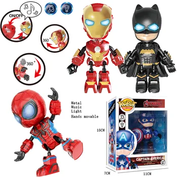Figure Action LED Light Music Avengers 4 Endgame Captain America Iron Man Spider Man Batman Toys
Figure Action LED Light Music Avengers 4 Endgame Captain America Iron Man Spider Man Batman Toys