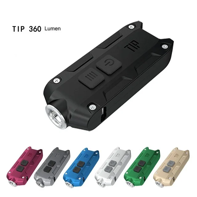 Mini Light NITECORE TIP 2017 360 lumen USB Rechargeable min torch with battery Keychain Flashlight for every day carry
Mini Light NITECORE TIP 2017 360 lumen USB Rechargeable min torch with battery Keychain Flashlight for every day carry