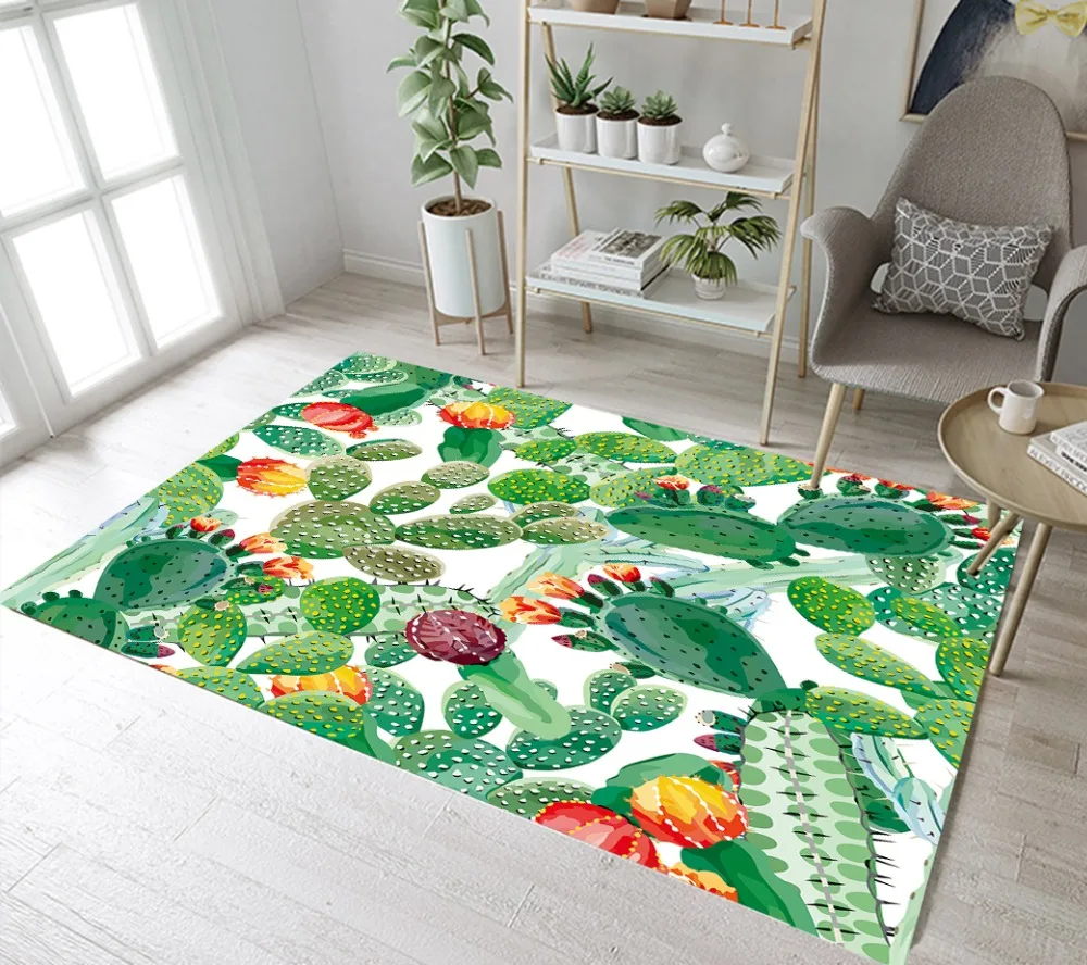 LB Watercolor Cactus Rugs And Carpets For Kids Baby Home Living Room Large Bedroom Hallway Toilet kitchen Door Floor Bath Mats
LB Watercolor Cactus Rugs And Carpets For Kids Baby Home Living Room Large Bedroom Hallway Toilet kitchen Door Floor Bath Mats
