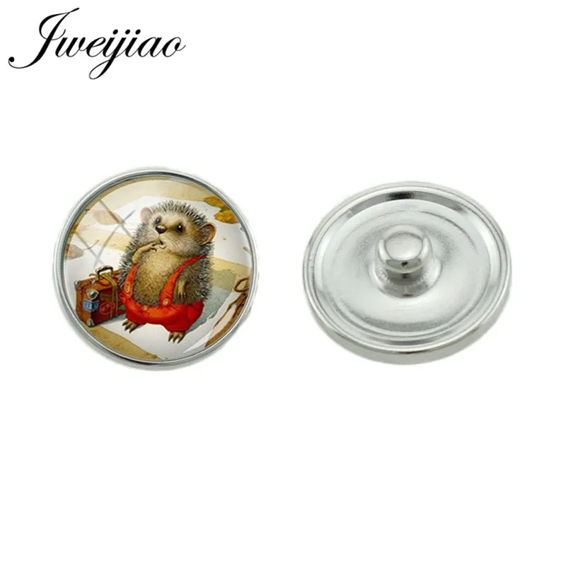 JWEIJIAO 10mm/16mm/18mm Hedgehog In The Fog Pattern DIY Glass Cabochon snap button Jewelry Findings 5pcs Wholesale H242
JWEIJIAO 10mm/16mm/18mm Hedgehog In The Fog Pattern DIY Glass Cabochon snap button Jewelry Findings 5pcs Wholesale H242