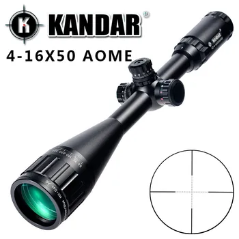 KANDAR 4-16x50 AOE Mil-dot Reticle RifleScope Locking Resetting Full Size Hunting Rifle Scope Tactical Optical Sight
KANDAR 4-16x50 AOE Mil-dot Reticle RifleScope Locking Resetting Full Size Hunting Rifle Scope Tactical Optical Sight