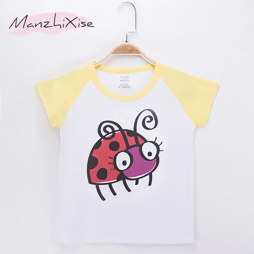 2019 New Arrival Children Clothes Kids T-shirts Ladybug Print Cartoon Cotton Child Baby Boys T Shirt Girl Tops Tee Free Shipping
2019 New Arrival Children Clothes Kids T-shirts Ladybug Print Cartoon Cotton Child Baby Boys T Shirt Girl Tops Tee Free Shipping