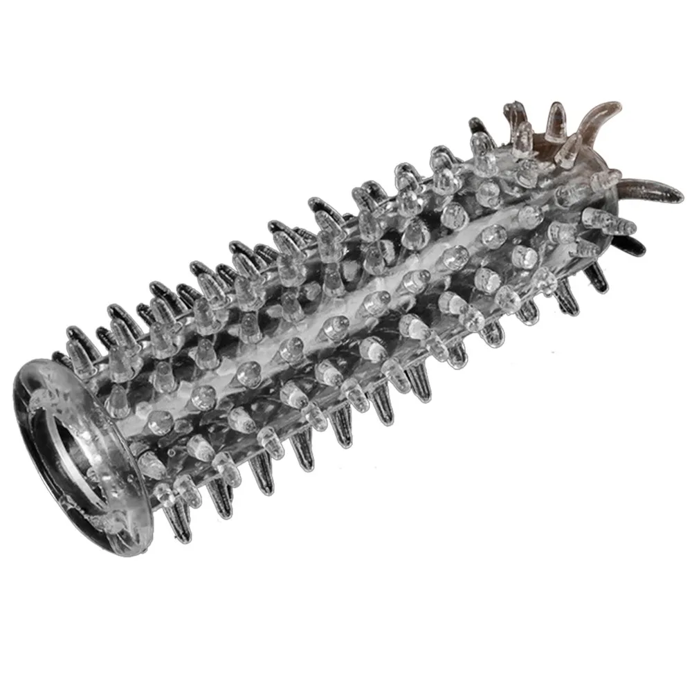 Насадка Kokos Cock Slave L с подхватом мошонки и с крупными шипиками, телесная УТ-00002550 - KOKOS - Удлиняющие/утолщающие насадки - Купить