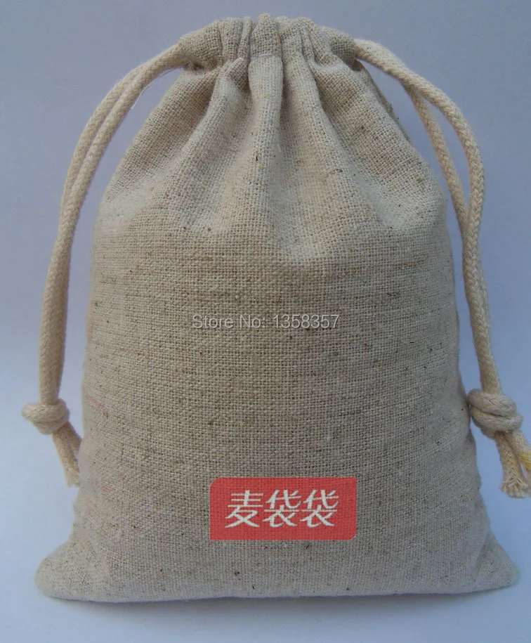 

(100pcs/lot)High quality jute/linen/flax drawstring jewerly bag for accessory/ring,Size can be customized,many colorswholesale