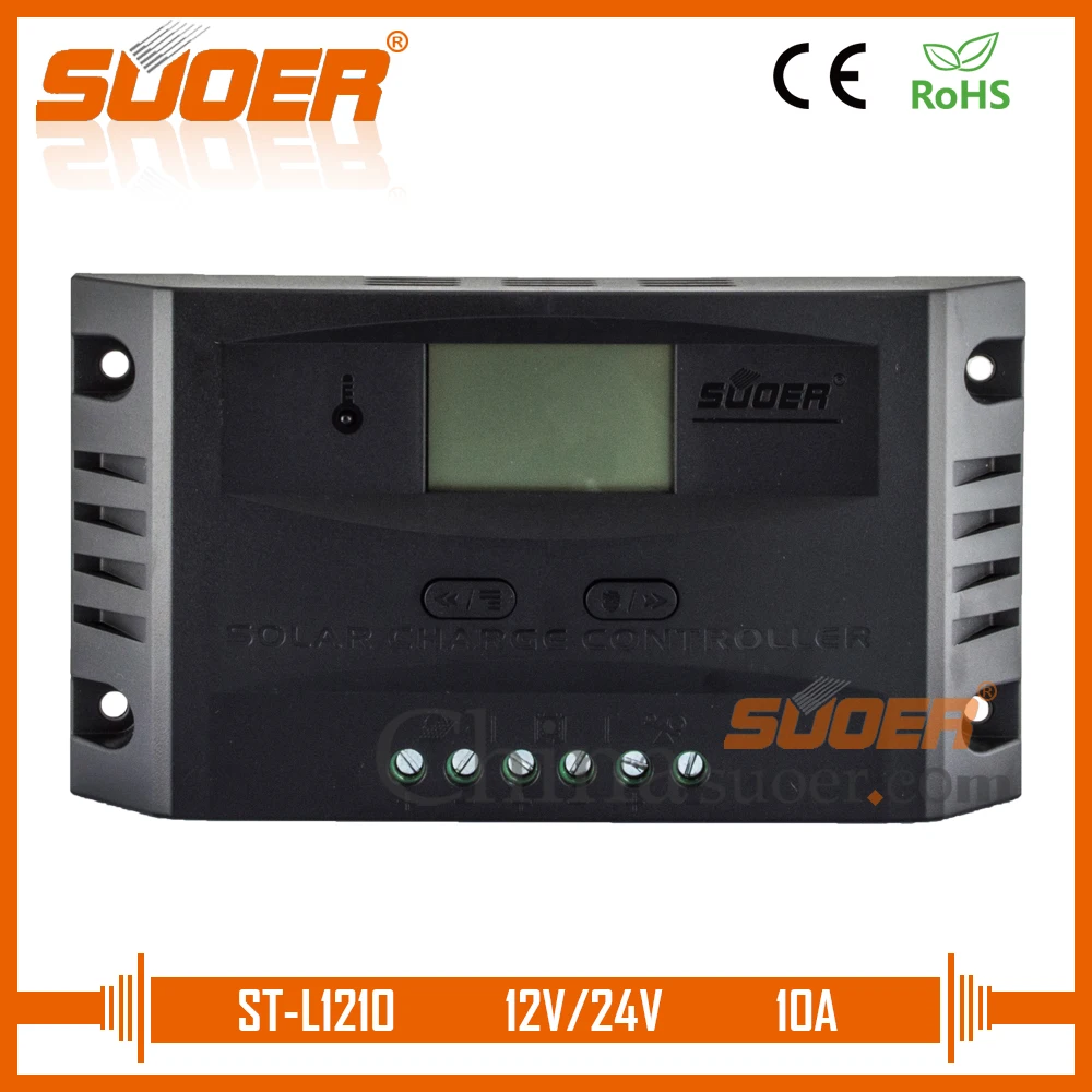 Suoer 12V Solar Charger Controller Solar System Home 10A Solar Charge Controller(ST-L1210)
Suoer 12V Solar Charger Controller Solar System Home 10A Solar Charge Controller(ST-L1210)
