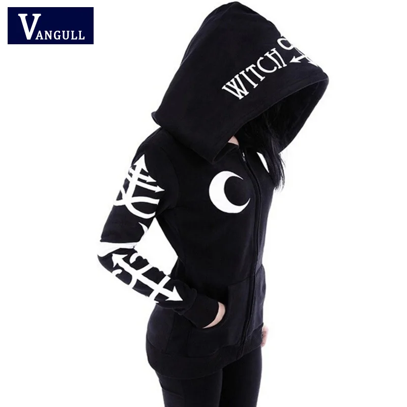 Women Hoodies Fashion Punk Moon Letters Printed Sweatshirts Long Sleeve Jacket Zipper Slim Coat Casual Winter Autumn 2018 New
Women Hoodies Fashion Punk Moon Letters Printed Sweatshirts Long Sleeve Jacket Zipper Slim Coat Casual Winter Autumn 2018 New