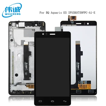 WEICHENG For BQ Aquaris E5 0759 IPS5K0759FPC-A1-E LCD Display with Touch Screen Digitizer Assembly With Frame
WEICHENG For BQ Aquaris E5 0759 IPS5K0759FPC-A1-E LCD Display with Touch Screen Digitizer Assembly With Frame