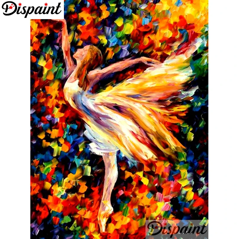 Dispaint Full Square/Round Drill 5D DIY Diamond Painting "Dancing beauty" Embroidery Cross Stitch 5D Home Decor A10604 
Dispaint Full Square/Round Drill 5D DIY Diamond Painting "Dancing beauty" Embroidery Cross Stitch 5D Home Decor A10604