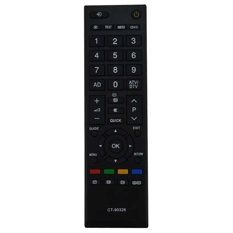 Mayitr 1pc CT-90326 Model Replacement Remote Control Professional TV Remote Controls for TOSHIBA LCD TV
